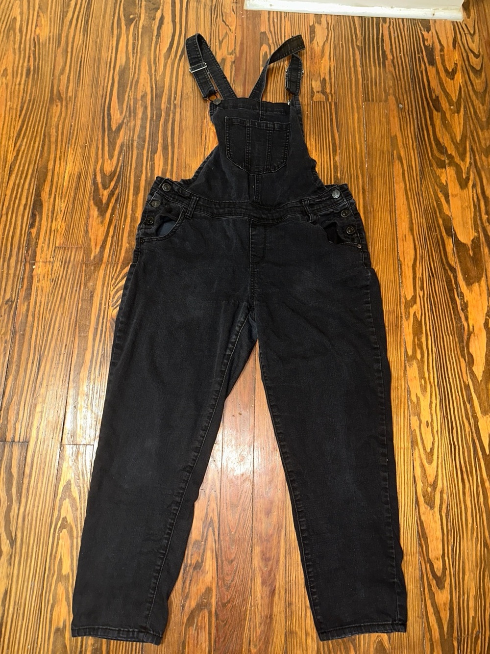 Wallflower Black Denim Women's Overalls